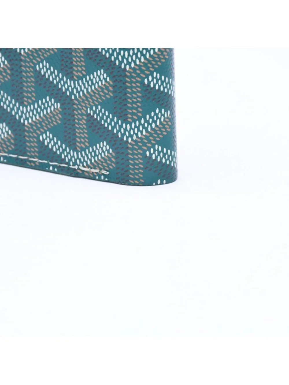 Goyard Victoire Wallet Leather Green